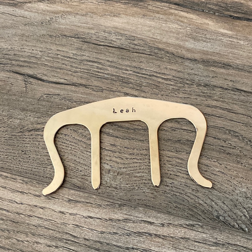 Silver music book page holder